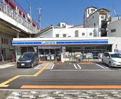 コンビニ　ローソン 北田辺四丁目店（コンビニ）まで182m