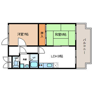 ロイヤル八尾の間取り写真