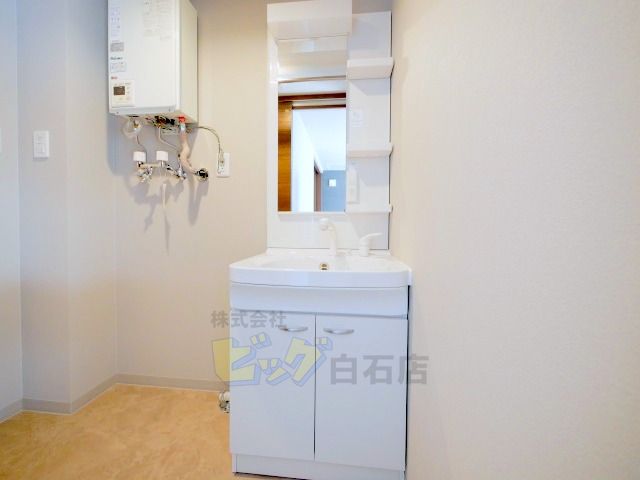 洗面設備　シャンプードレッサー完備しています♪