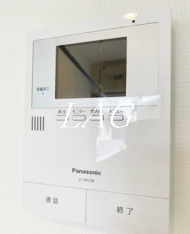 セキュリティ　モニター付インターホンです。