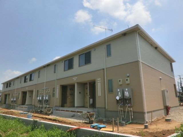 建物外観　2017年７月施工、経済的な都市ガス物件