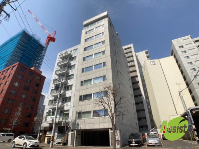 建物外観　札幌市中央区南２条西「カサトレスネオ」