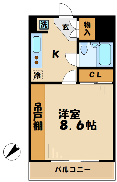 T’s garden稲城の間取り写真