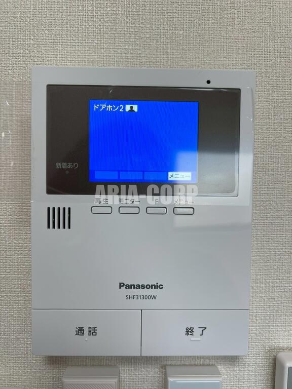 セキュリティ　TV付きモニターホン標準装備♪
