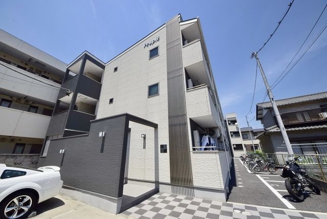 建物外観　都市ガス　オートロック物件