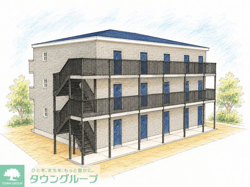 建物外観　防音仕様のQUIETシリーズ物件登場！！外観イメージイラス…