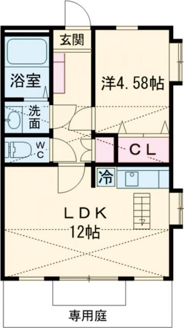 ハイツkirin A棟の間取り写真