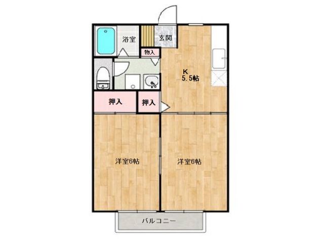 ヒルズコート木之庄IIの間取り写真