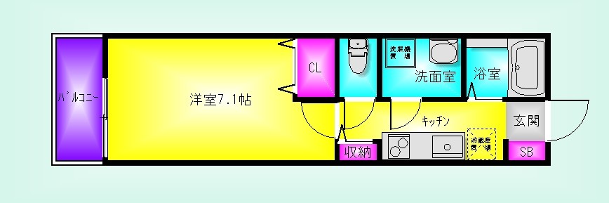 ソレイユIIの間取り写真