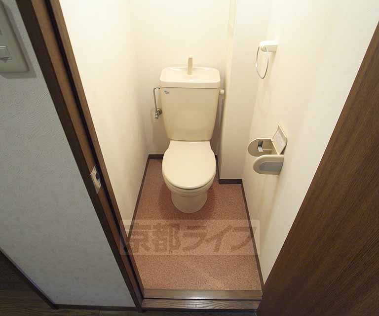 トイレ　トイレ周りもゆったりとしています。
