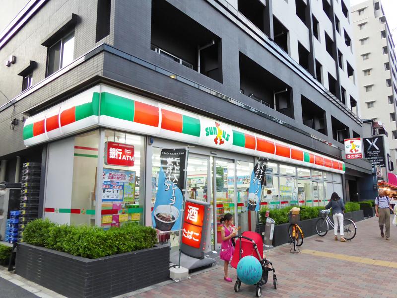 コンビニ　サンクス月島3丁目店（コンビニ）まで209m