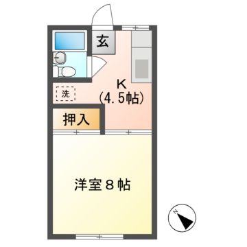 ハイツ栗崎の間取り写真