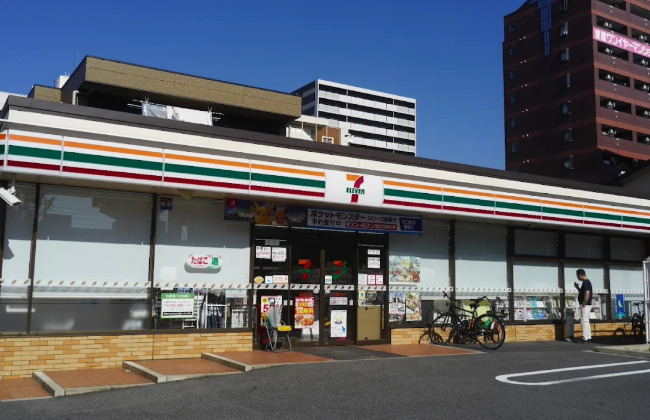 コンビニ　セブンイレブン 名古屋鶴舞2丁目店（コンビニ）まで289m