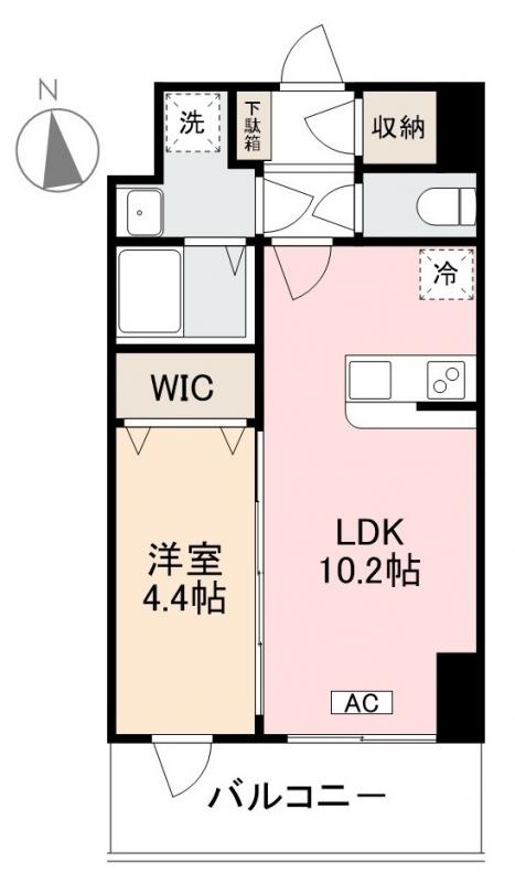 クレアグレイス瓦町の間取り写真