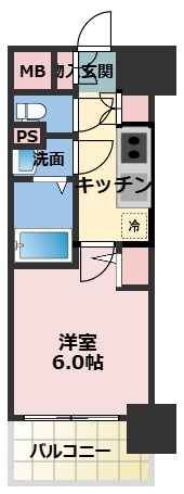 ファーストフィオーレ十三エリオの間取り写真