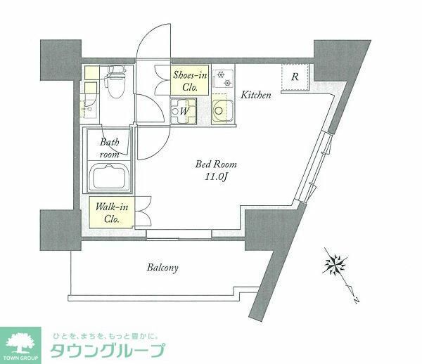 プライムメゾン板橋の間取り写真