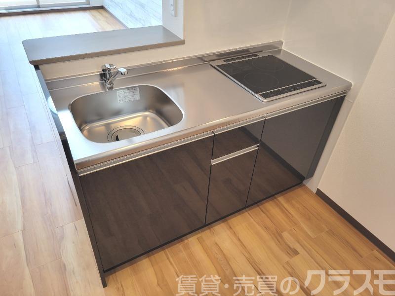 キッチン　２口ＩＨシステムキッチン♪