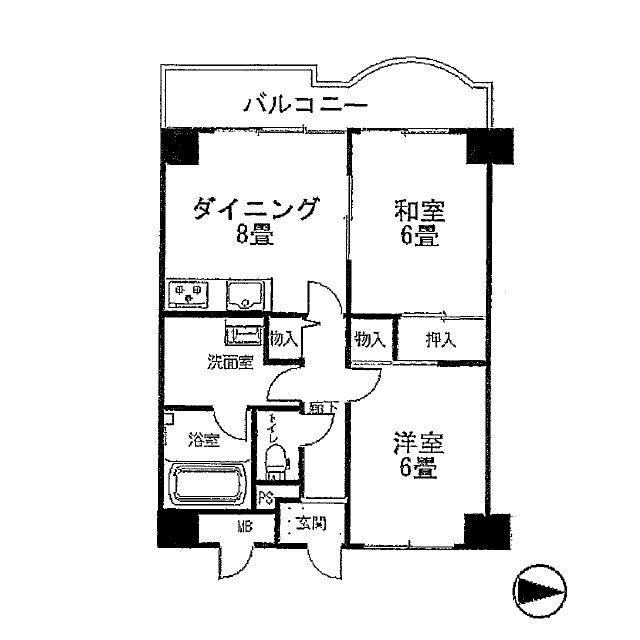 カーネギー東二見の間取り写真