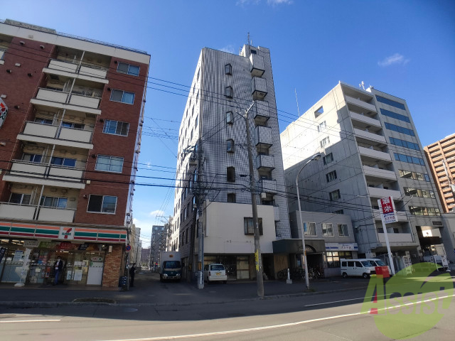 建物外観　札幌市中央区南５条西「クィーン南５条」
