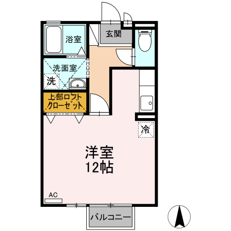 サンセール中切の間取り写真