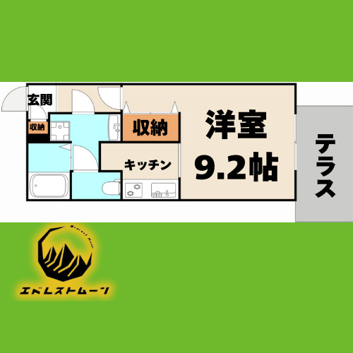 ＪＲ東海道本線 金山駅 徒歩8分 4階建 築8年の間取り写真