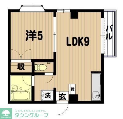 メゾンマイネの間取り写真