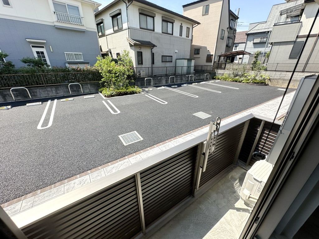 バルコニー　庭