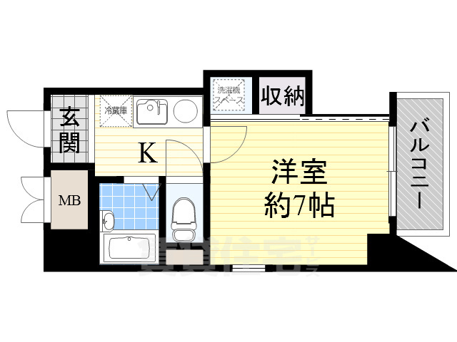 アンタンテ7thの間取り写真