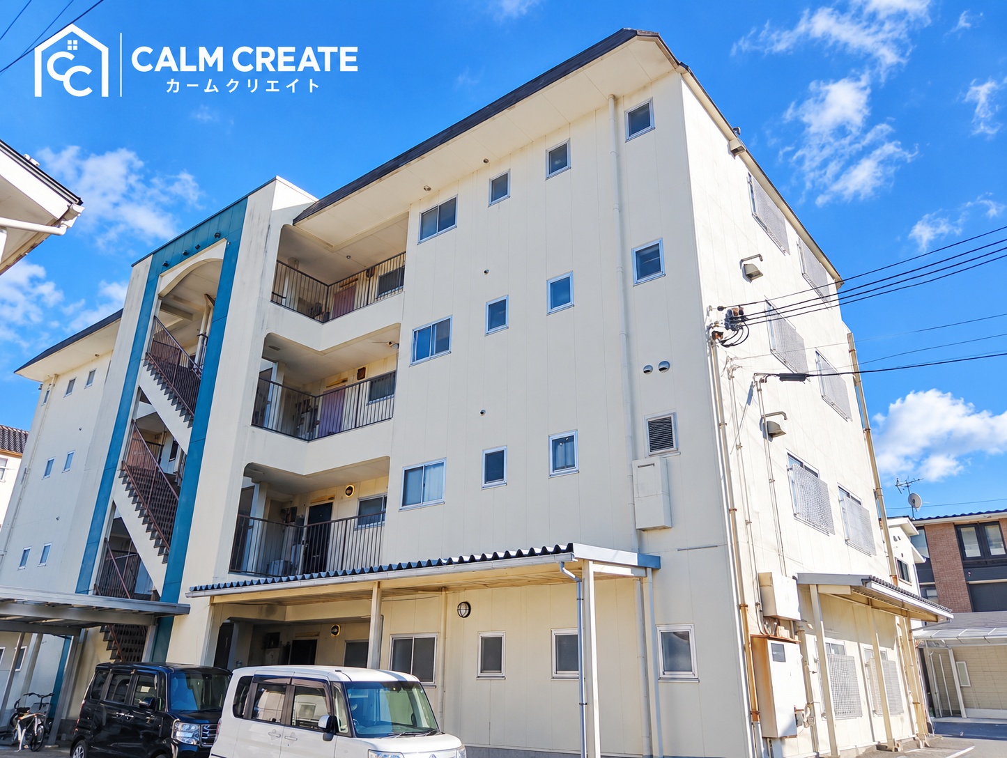 建物外観　リフォーム済みできれいな室内です★近隣に駐車場完備♪