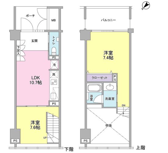ラフィーヌ銀座の間取り写真