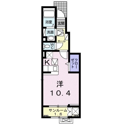 ＪＲ東北本線 槻木駅 徒歩8分 2階建 築6年の間取り写真