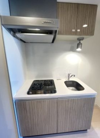 キッチン　別部屋の画像を使用しております。