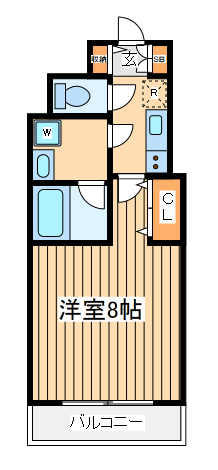 ＪＲ横浜線 新横浜駅 徒歩10分 11階建 築7年の間取り写真