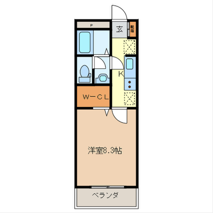 マイシティ上小町の間取り写真