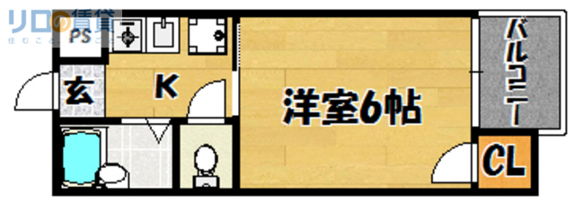 マンション田村の間取り写真