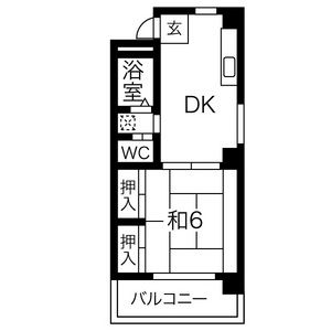 アクセスコートの間取り