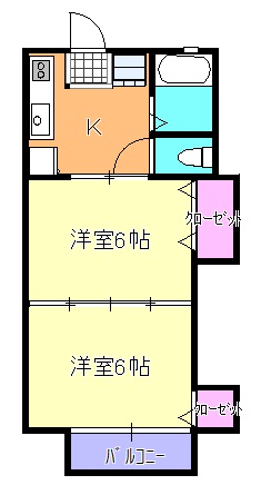 ラ・フォーレ泉IIの間取り