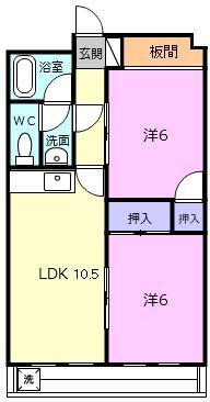 名張駅前マンションの間取り