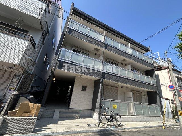 大阪市都島区都島中通のマンションの建物外観