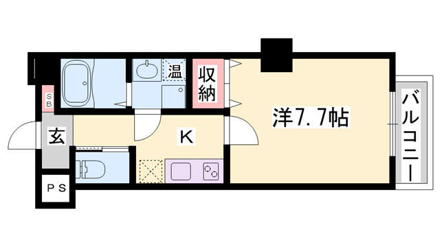 レジデンスＭ姫路の間取り