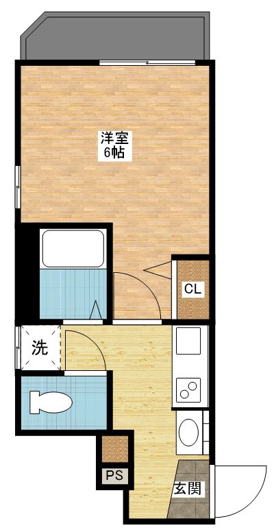 Residence長大前の間取り