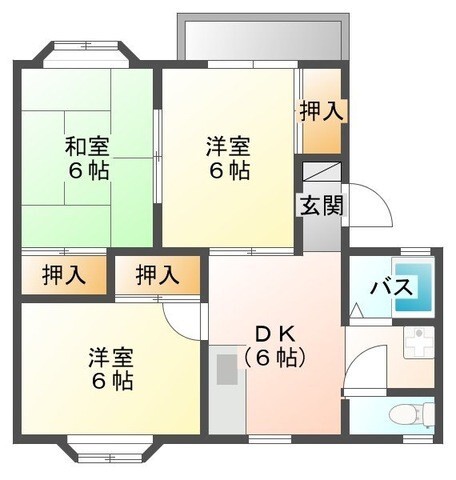 アミティーフォー（ゼロ賃貸）の間取り