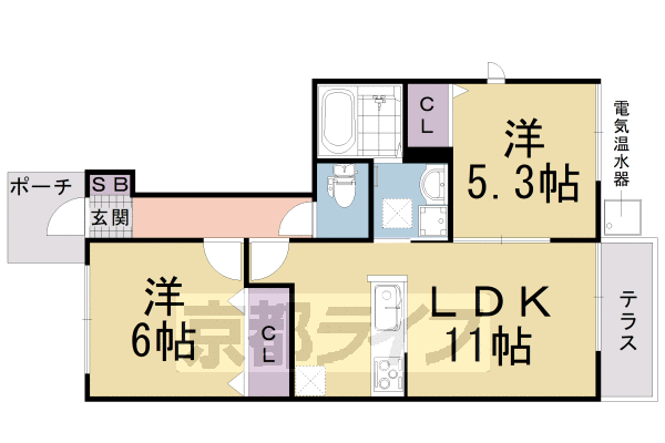 シンハイムの間取り