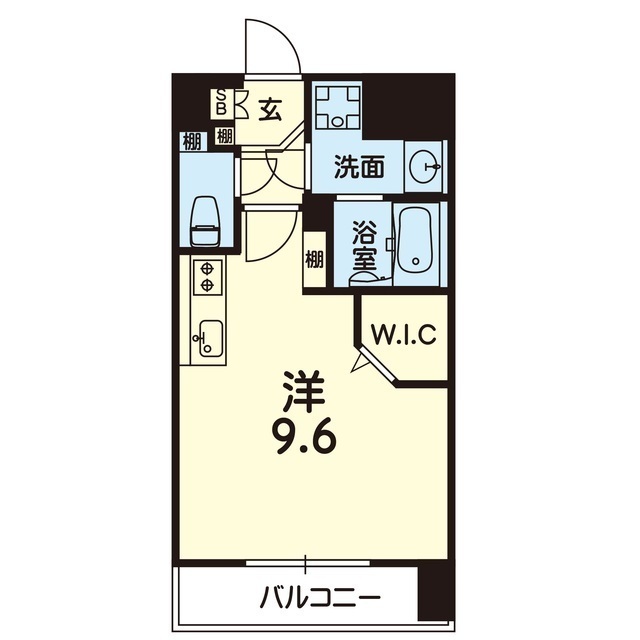 【ライズ熊本駅northの間取り】