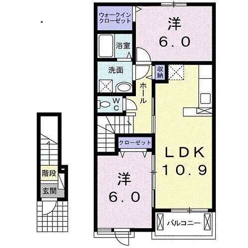 ステラ　ポラーレ　ウーノの間取り