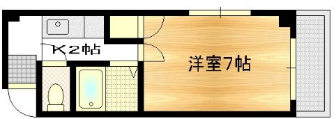 広島市中区本川町のマンションの間取り