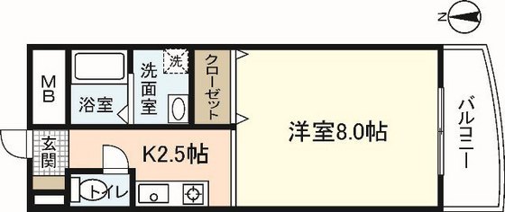 廿日市市宮内のマンションの間取り