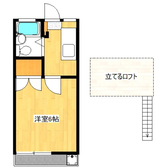 フラワーハイツの間取り