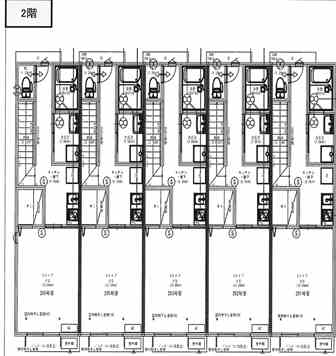 姫路市広畑区東新町のアパートの間取り