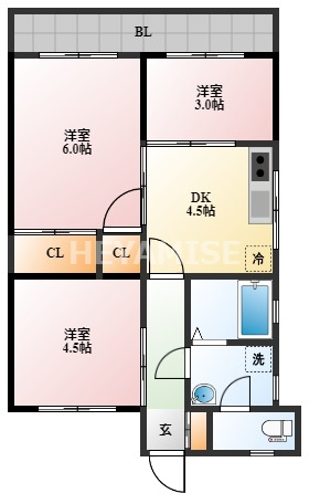 パークステート星取の間取り